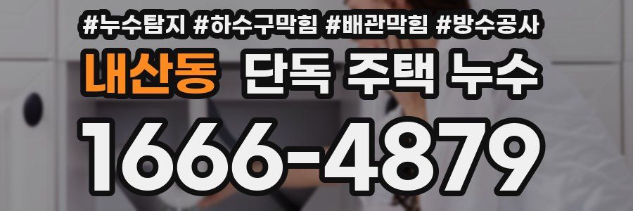 내산동 단독 주택 누수