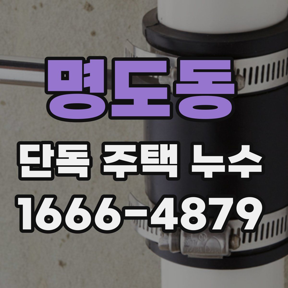 명도동 단독 주택 누수