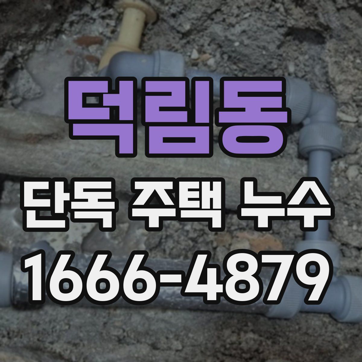 덕림동 단독 주택 누수
