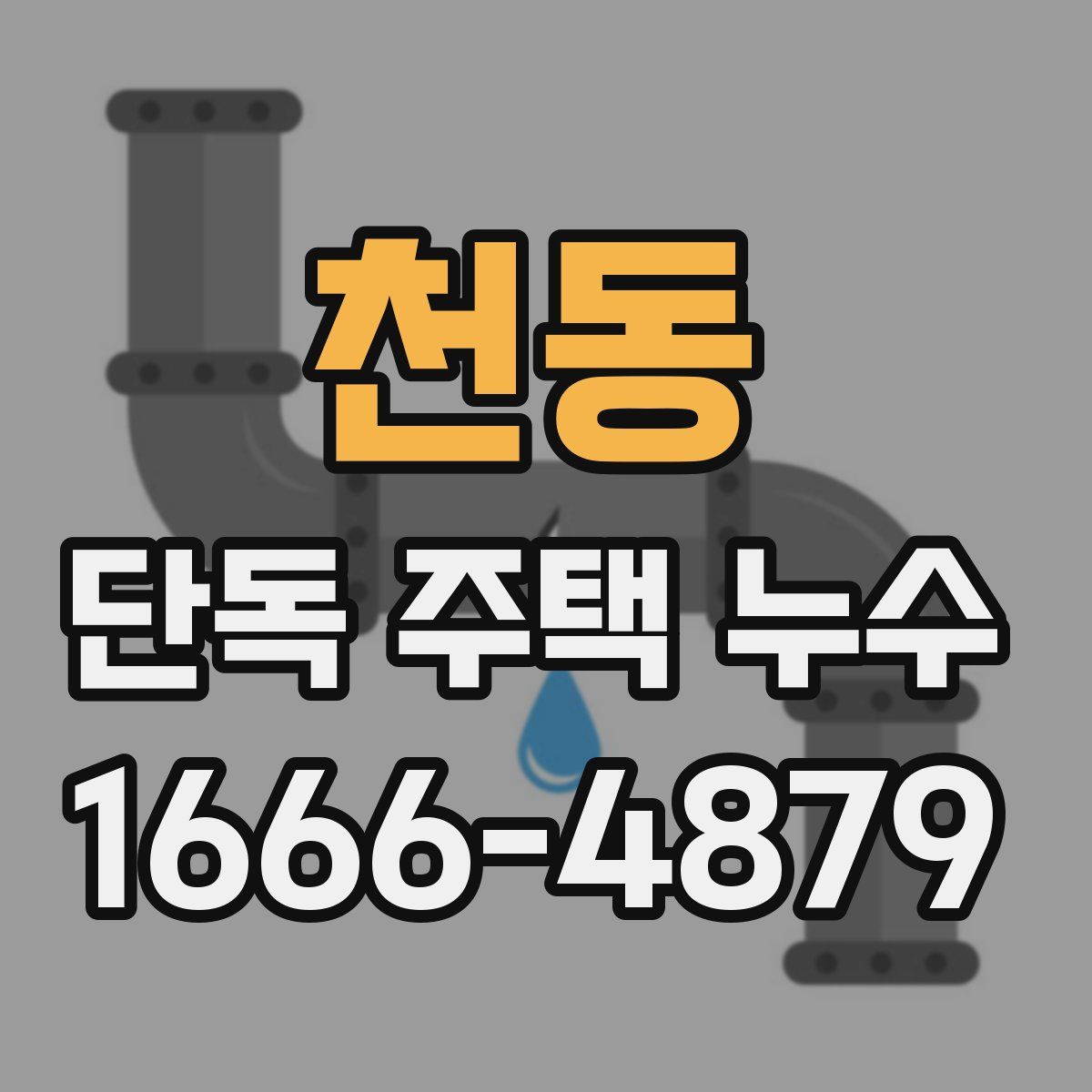 천동 단독 주택 누수
