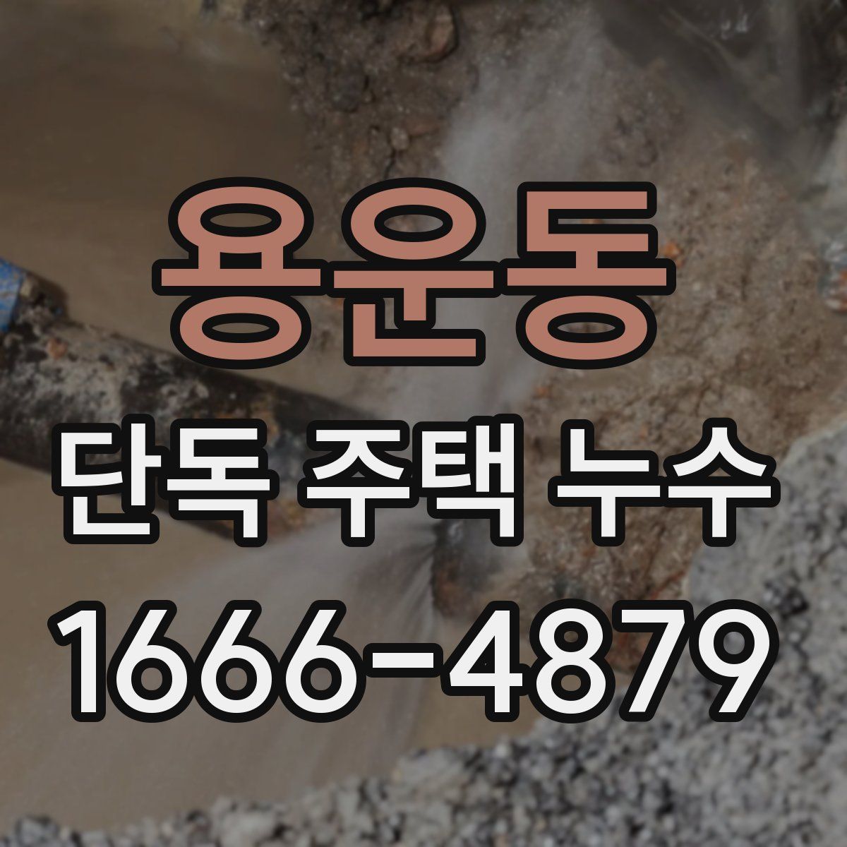 용운동 단독 주택 누수