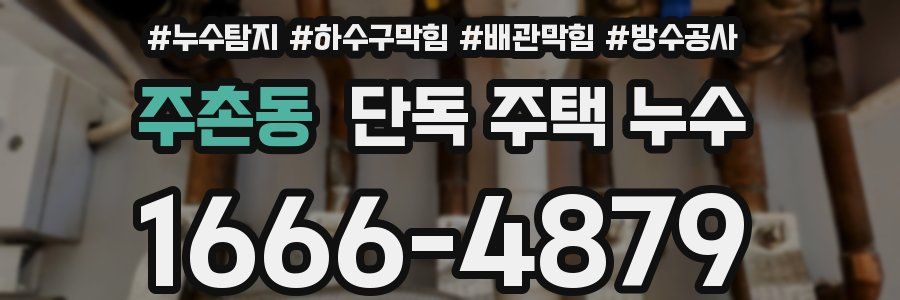 주촌동 단독 주택 누수