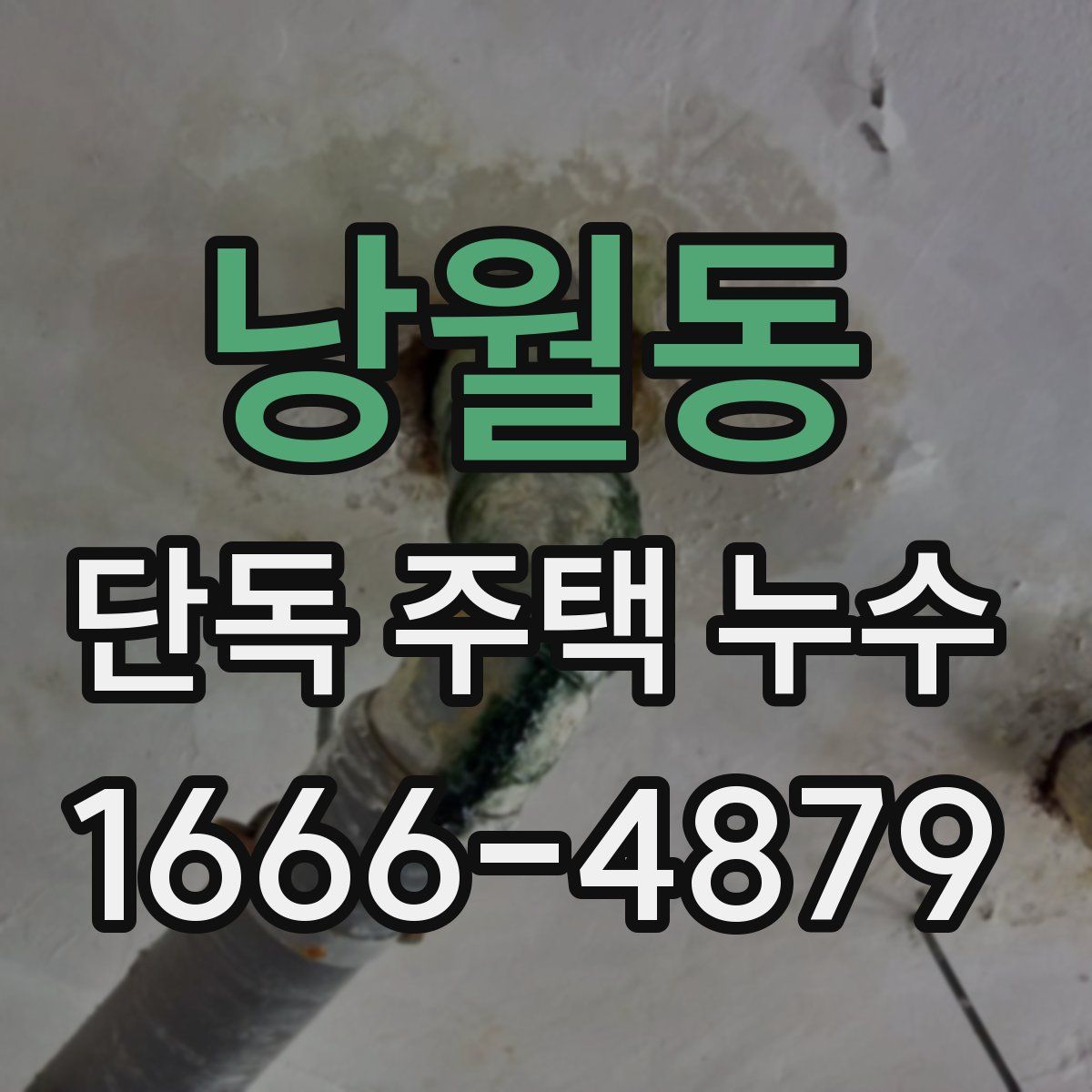 낭월동 단독 주택 누수