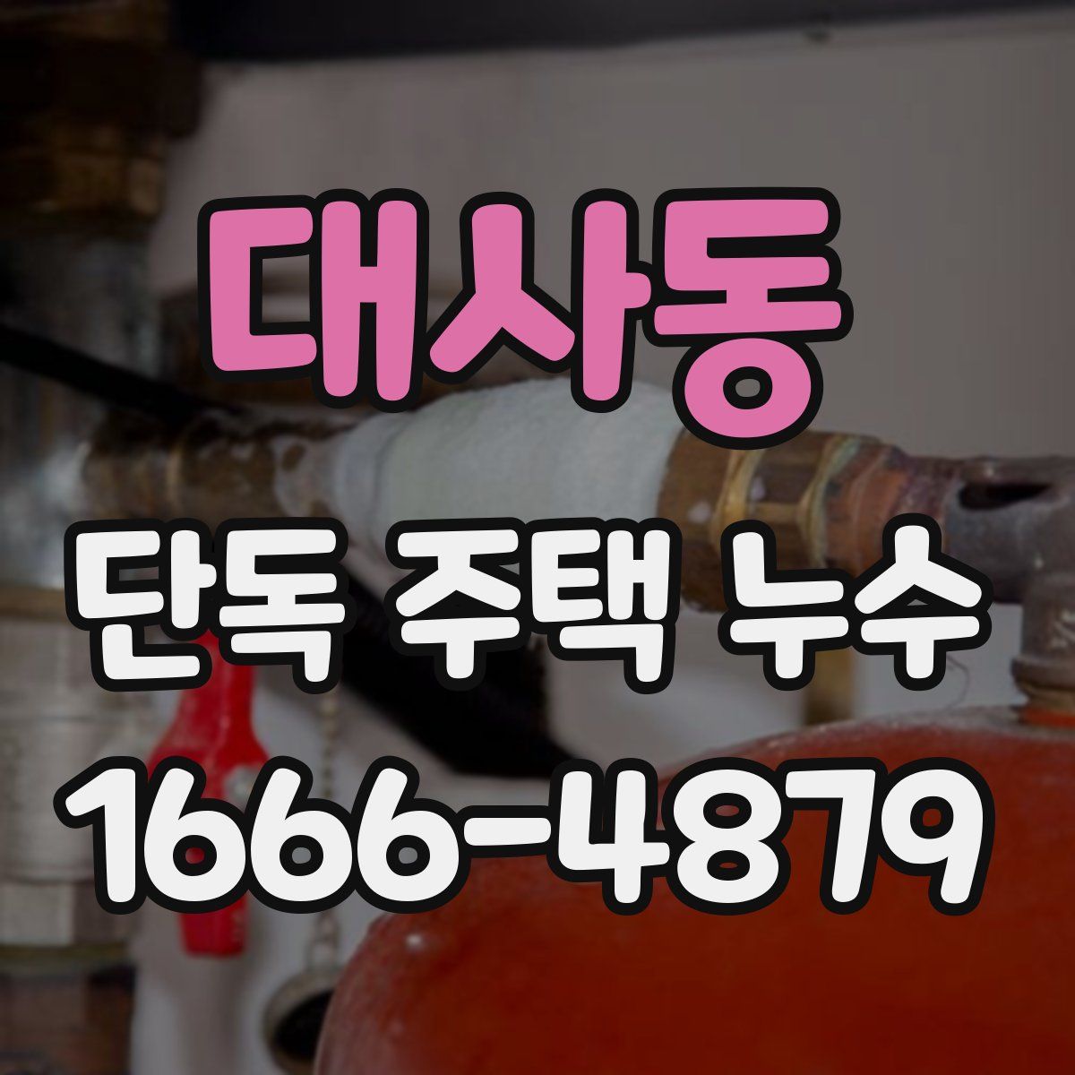 대사동 단독 주택 누수