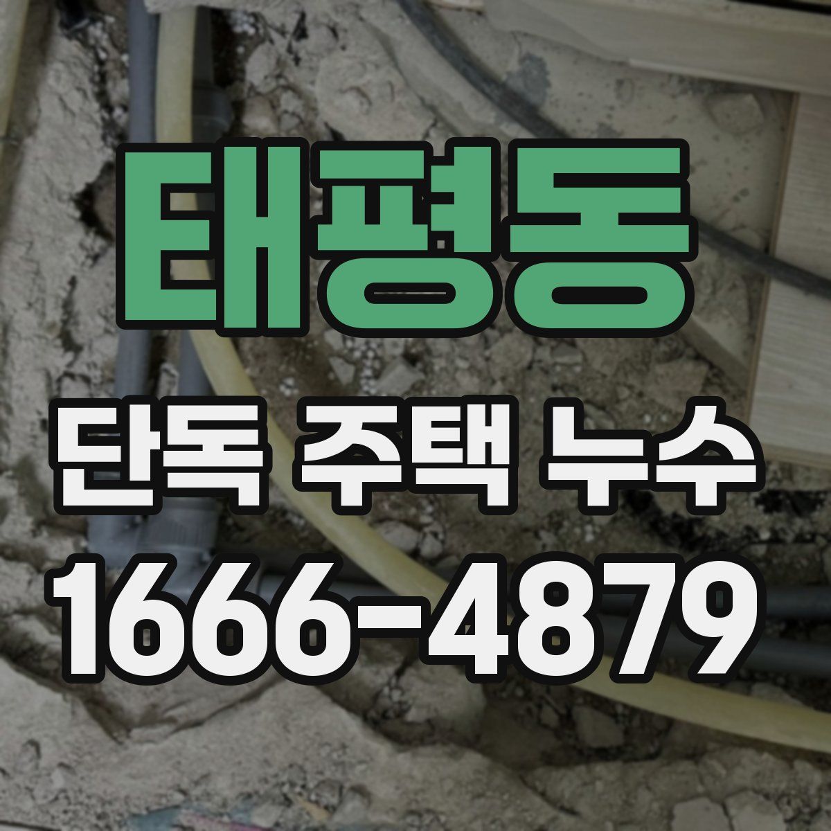 태평동 단독 주택 누수