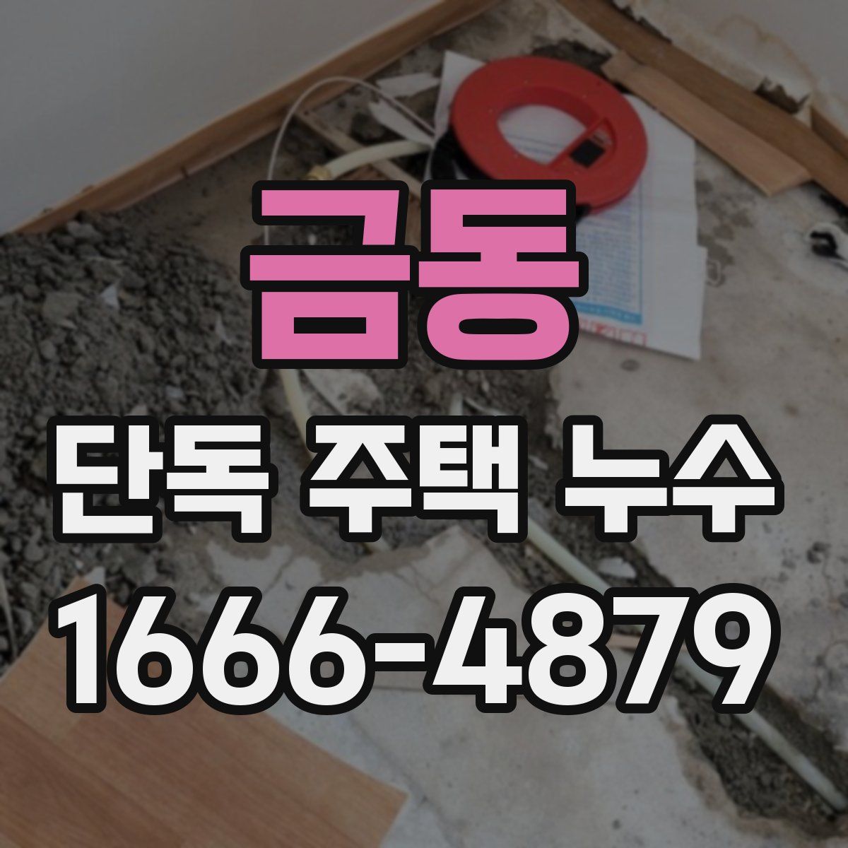 금동 단독 주택 누수