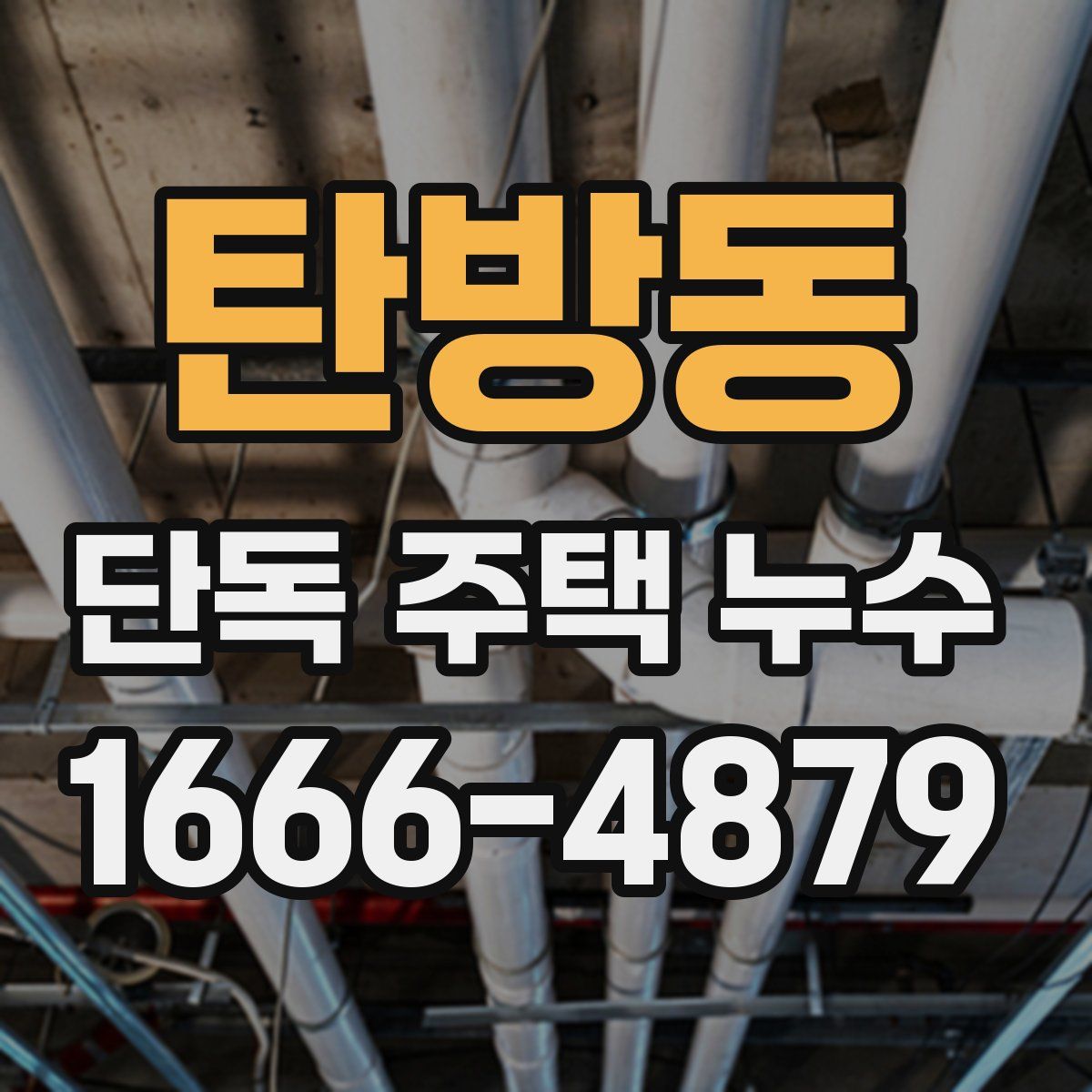 탄방동 단독 주택 누수
