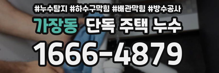 가장동 단독 주택 누수