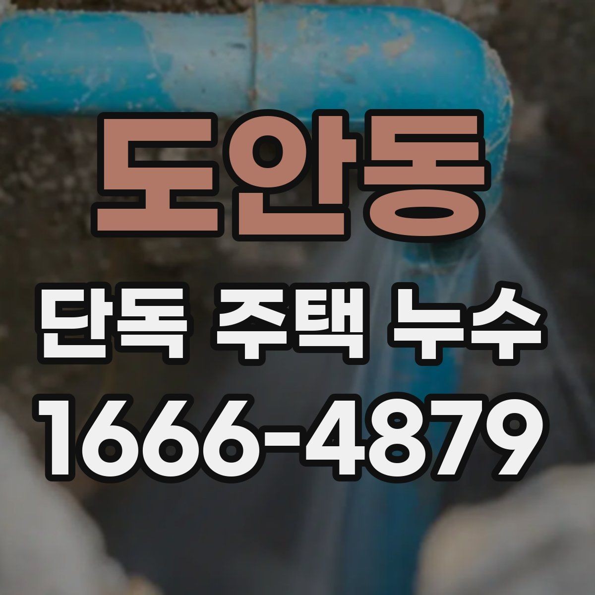 도안동 단독 주택 누수 피해를 줄이는 응급 조치