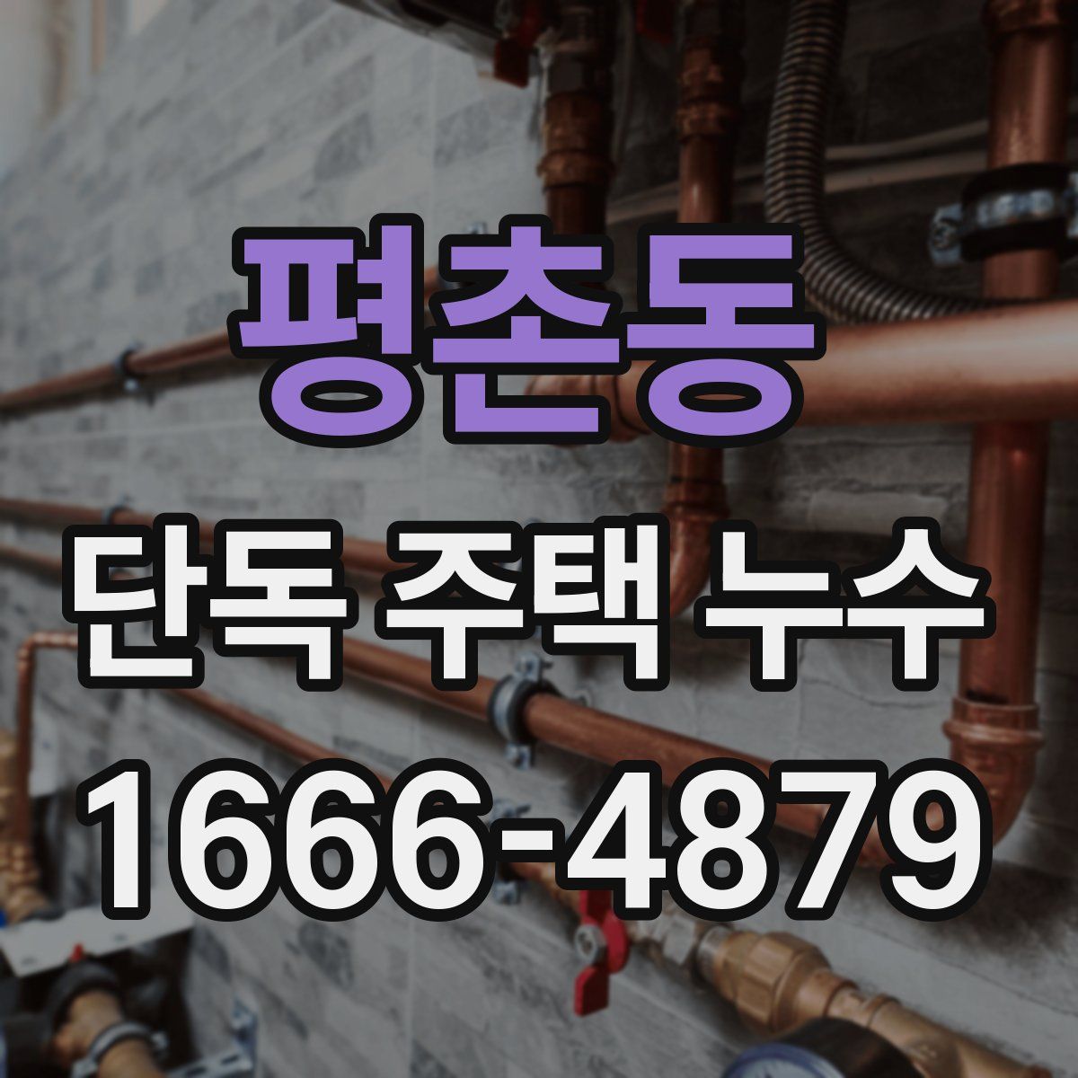 평촌동 단독 주택 누수
