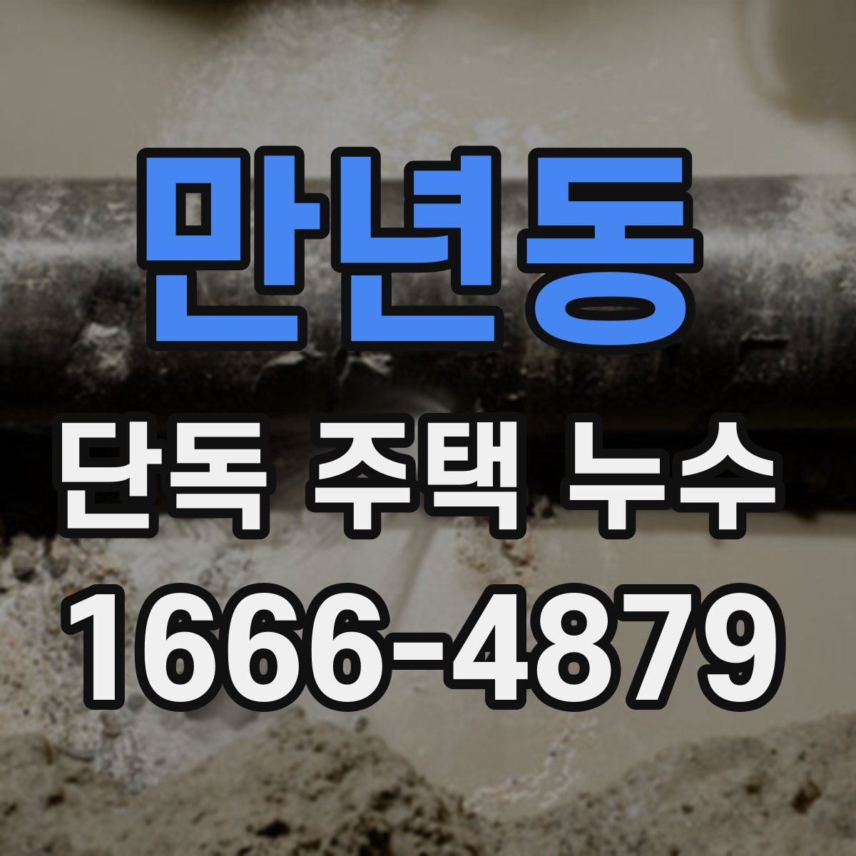 만년동 단독 주택 누수