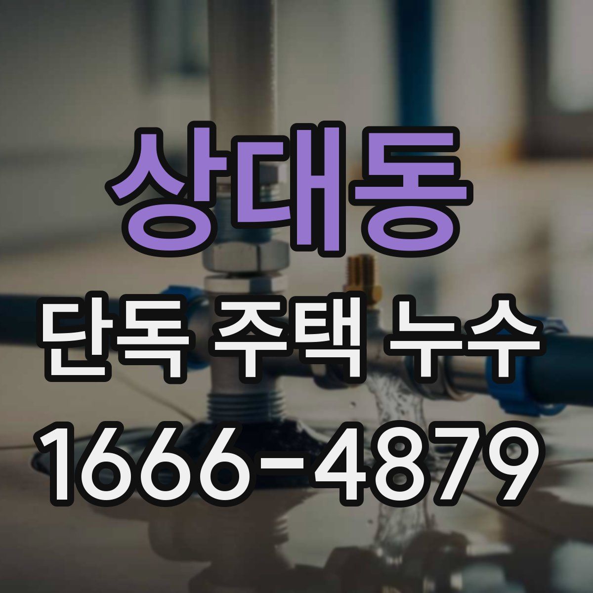 상대동 단독 주택 누수