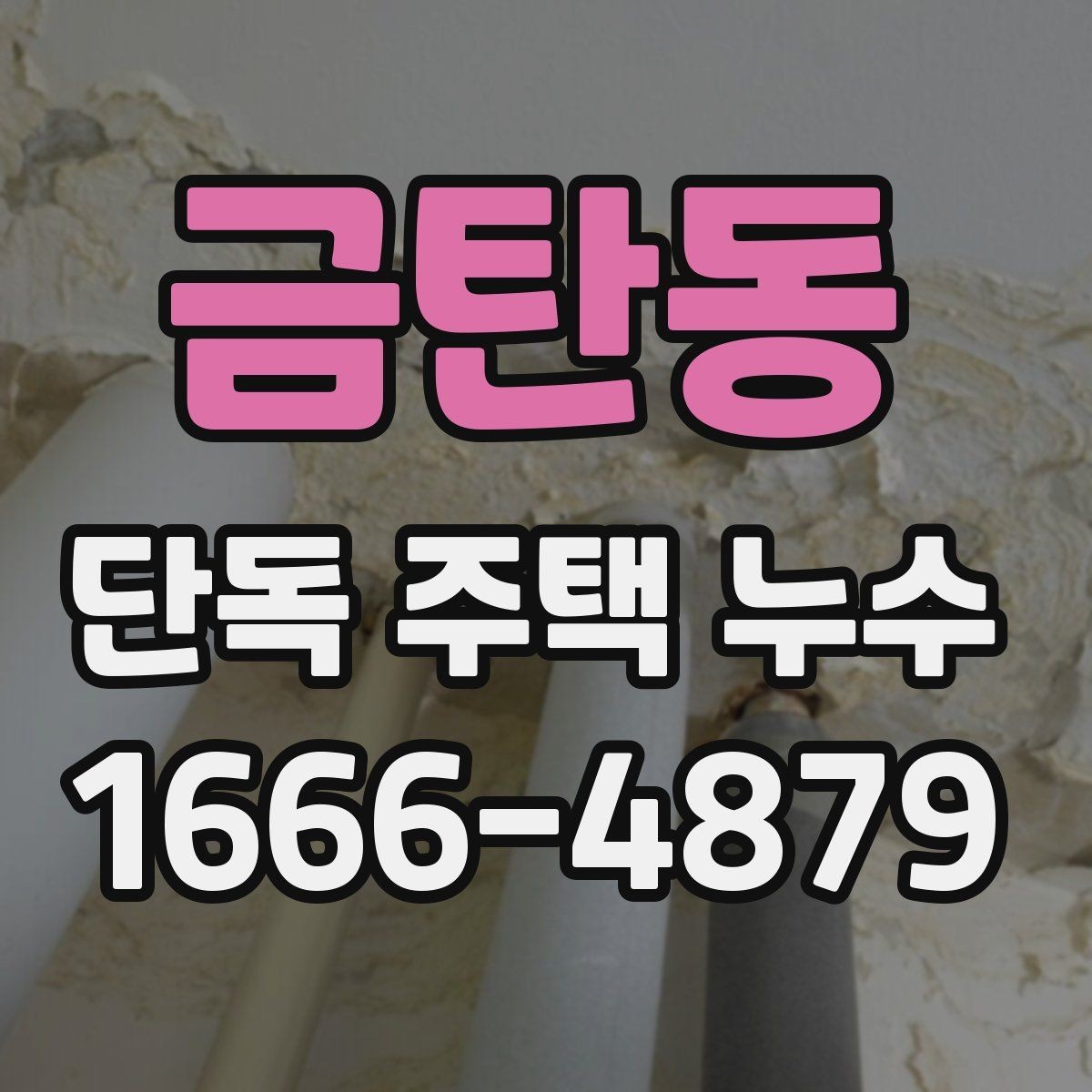금탄동 단독 주택 누수 원인별 점검 포인트 정리