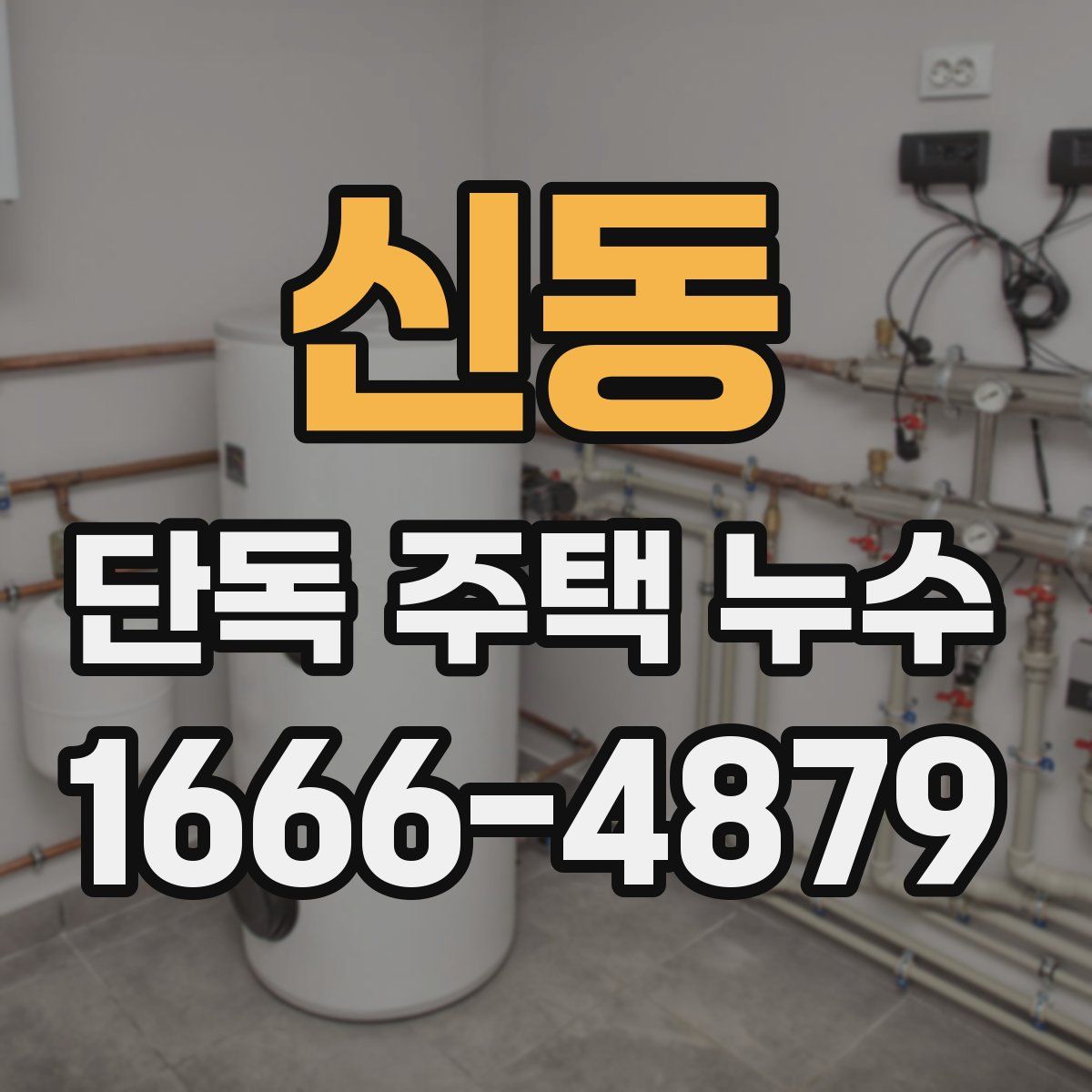 신동 단독 주택 누수