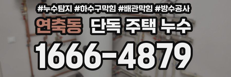 연축동 단독 주택 누수