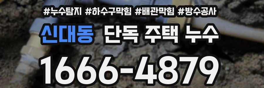 신대동 단독 주택 누수