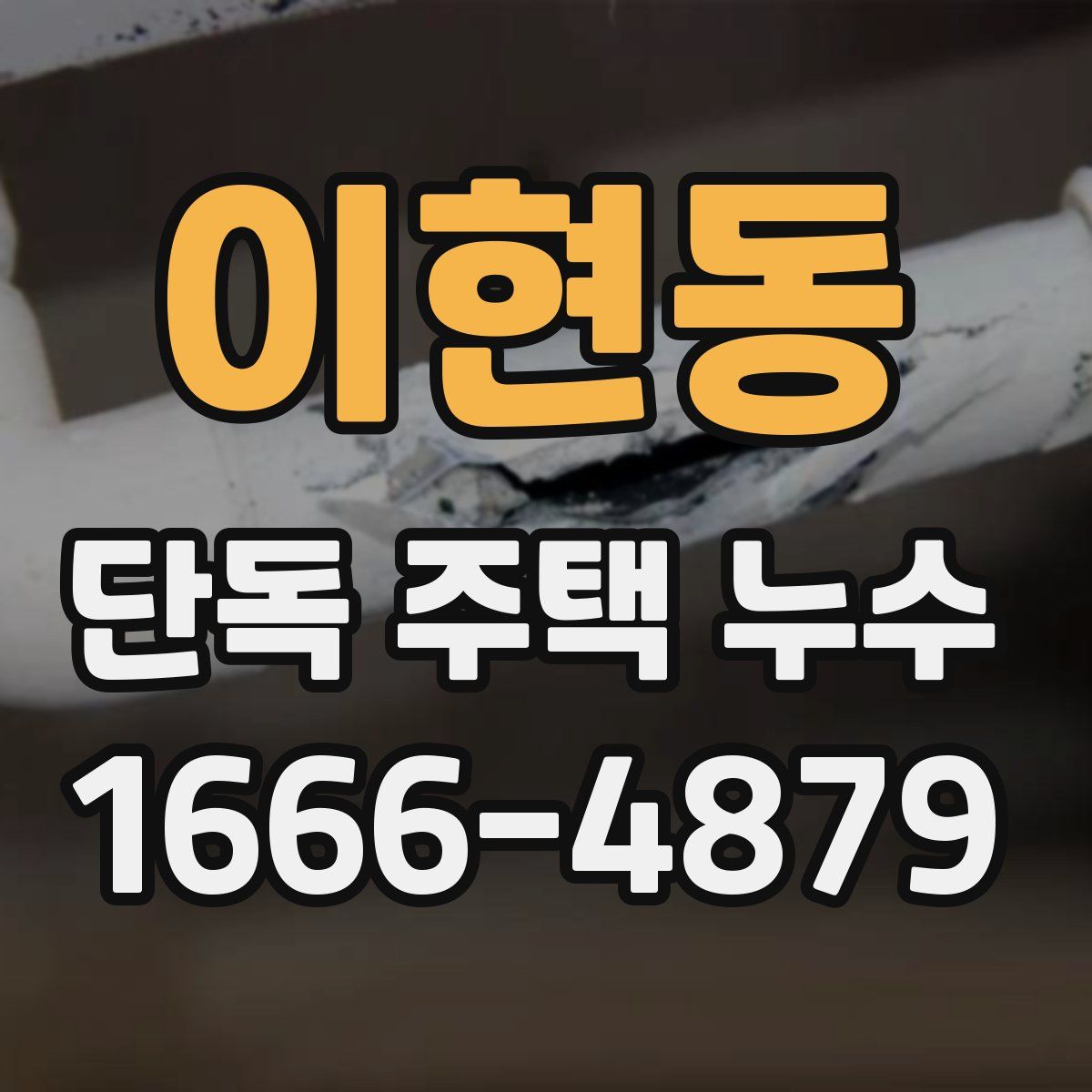 이현동 단독 주택 누수