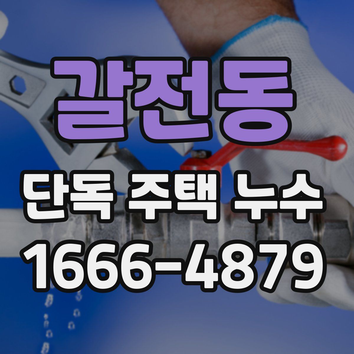 갈전동 단독 주택 누수