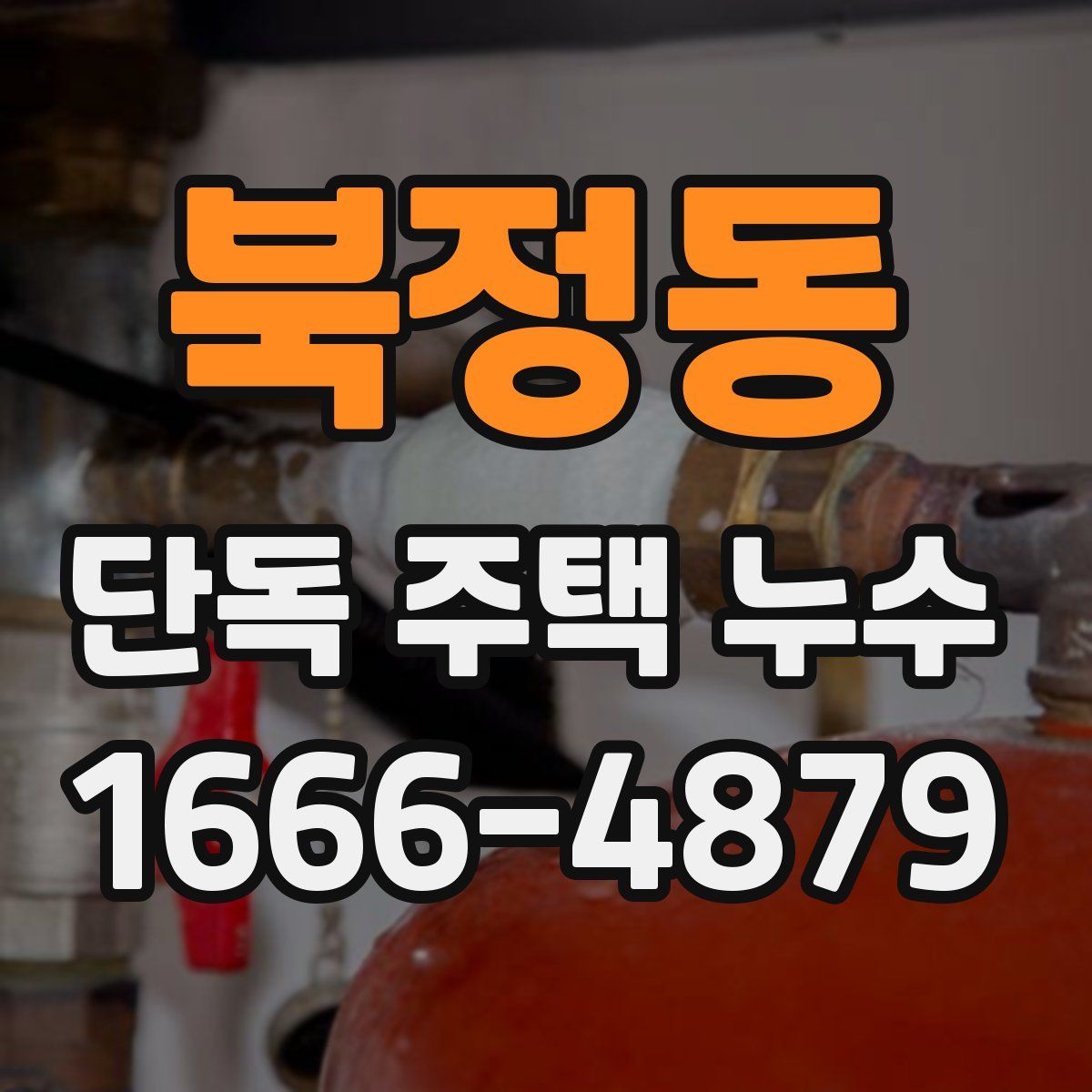 북정동 단독 주택 누수