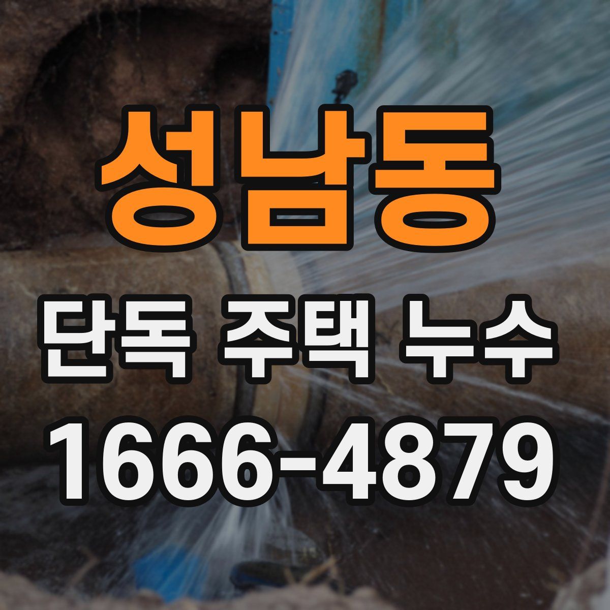 성남동 단독 주택 누수