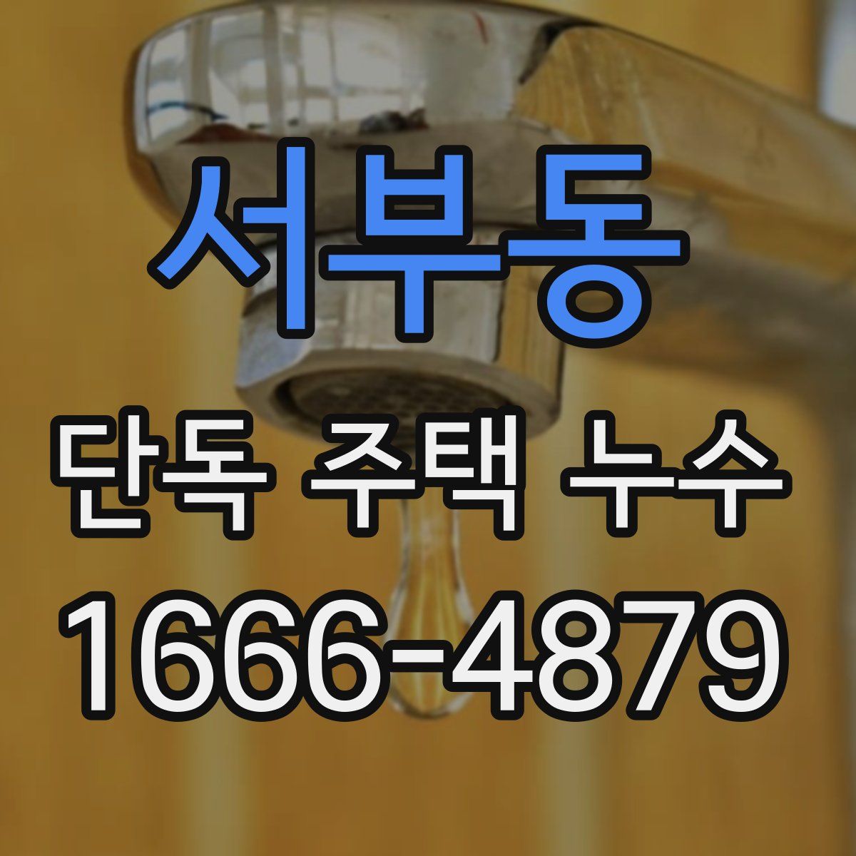 서부동 단독 주택 누수