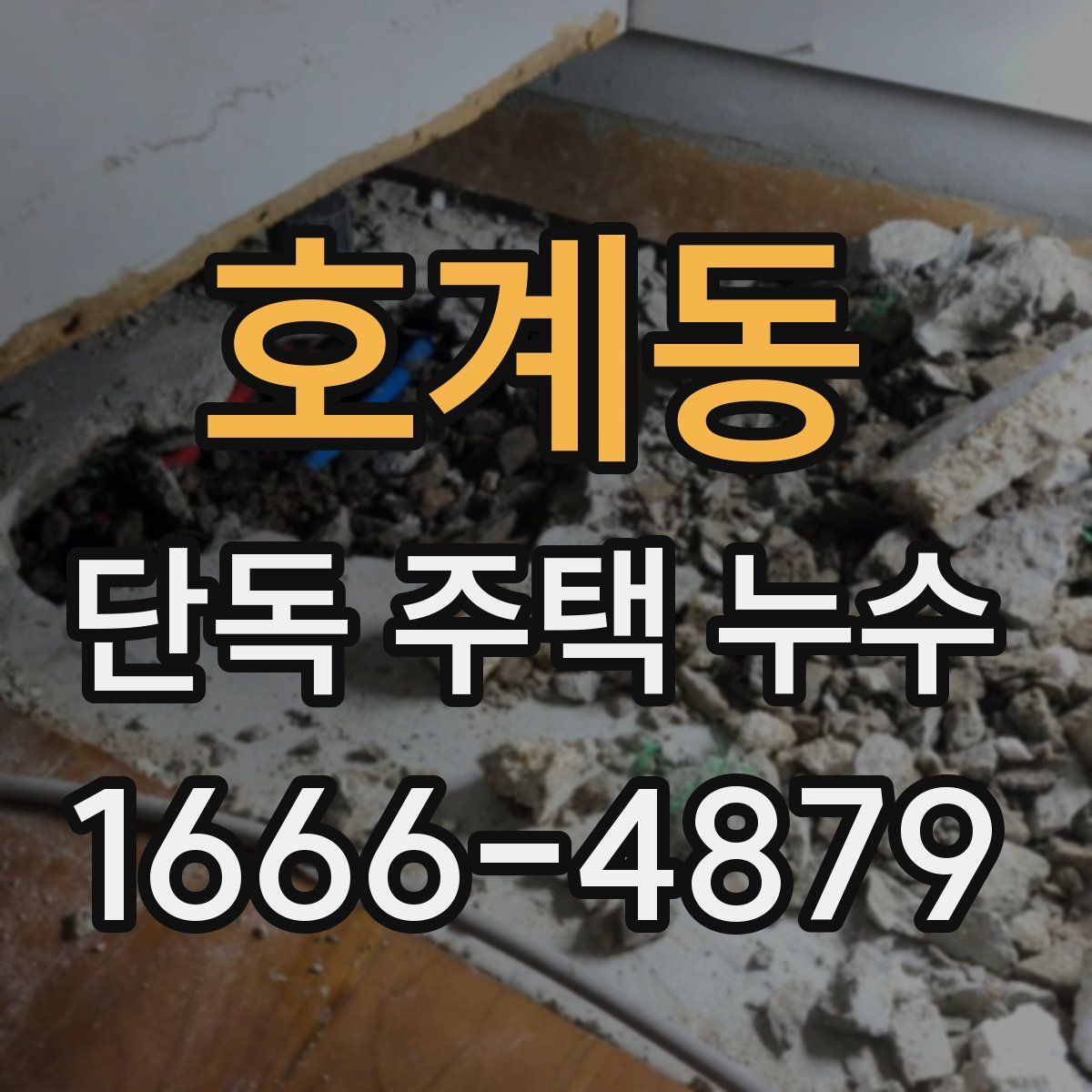 호계동 단독 주택 누수