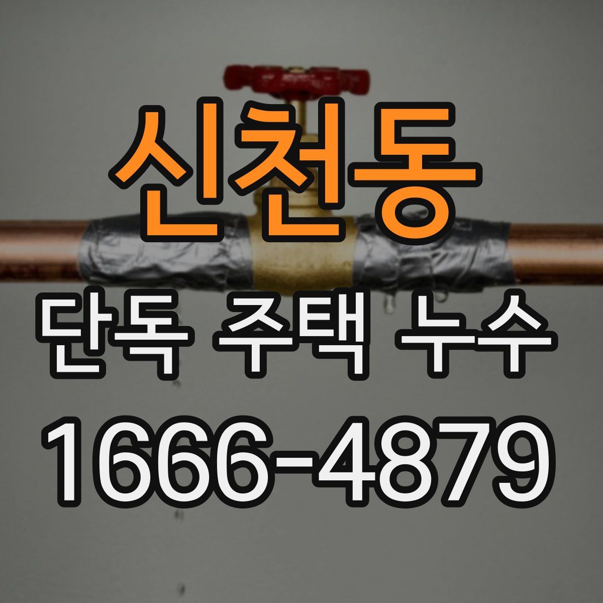 신천동 단독 주택 누수