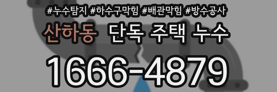 산하동 단독 주택 누수