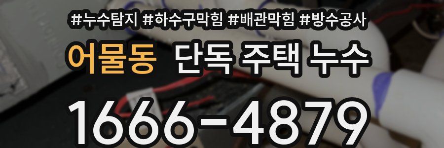어물동 단독 주택 누수