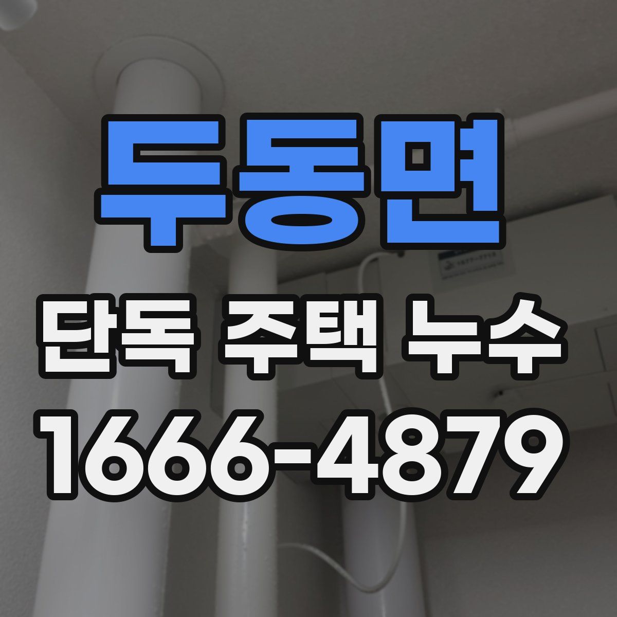 두동면 단독 주택 누수