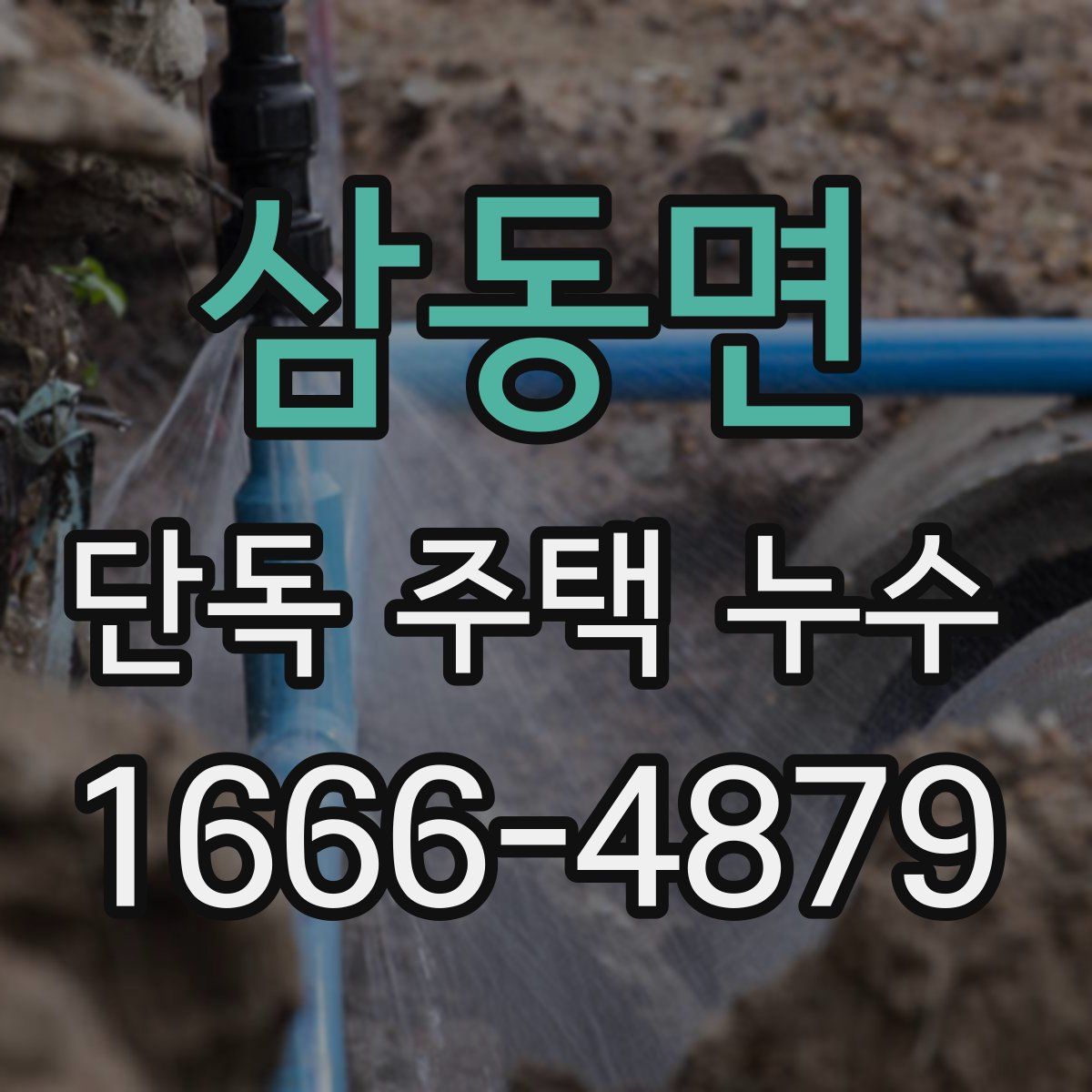 삼동면 단독 주택 누수