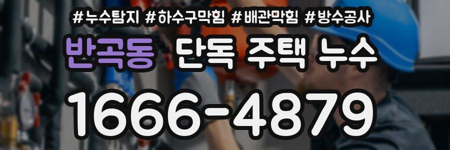 반곡동 단독 주택 누수
