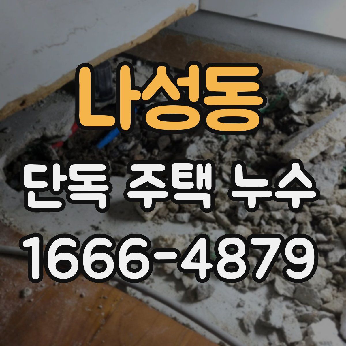 나성동 단독 주택 누수