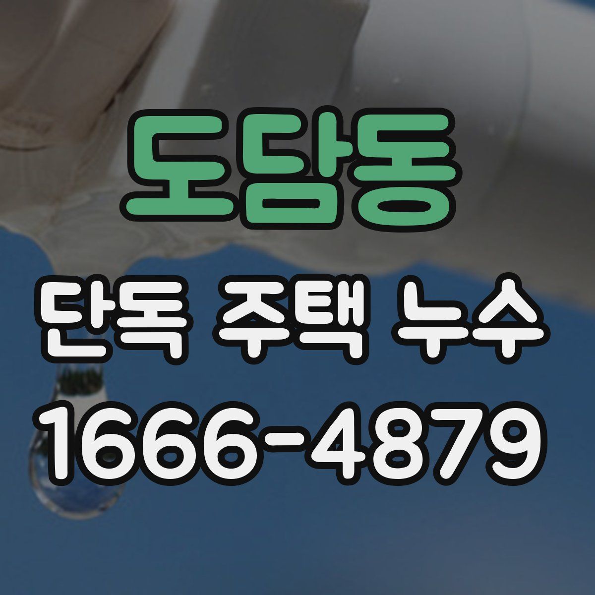 도담동 단독 주택 누수