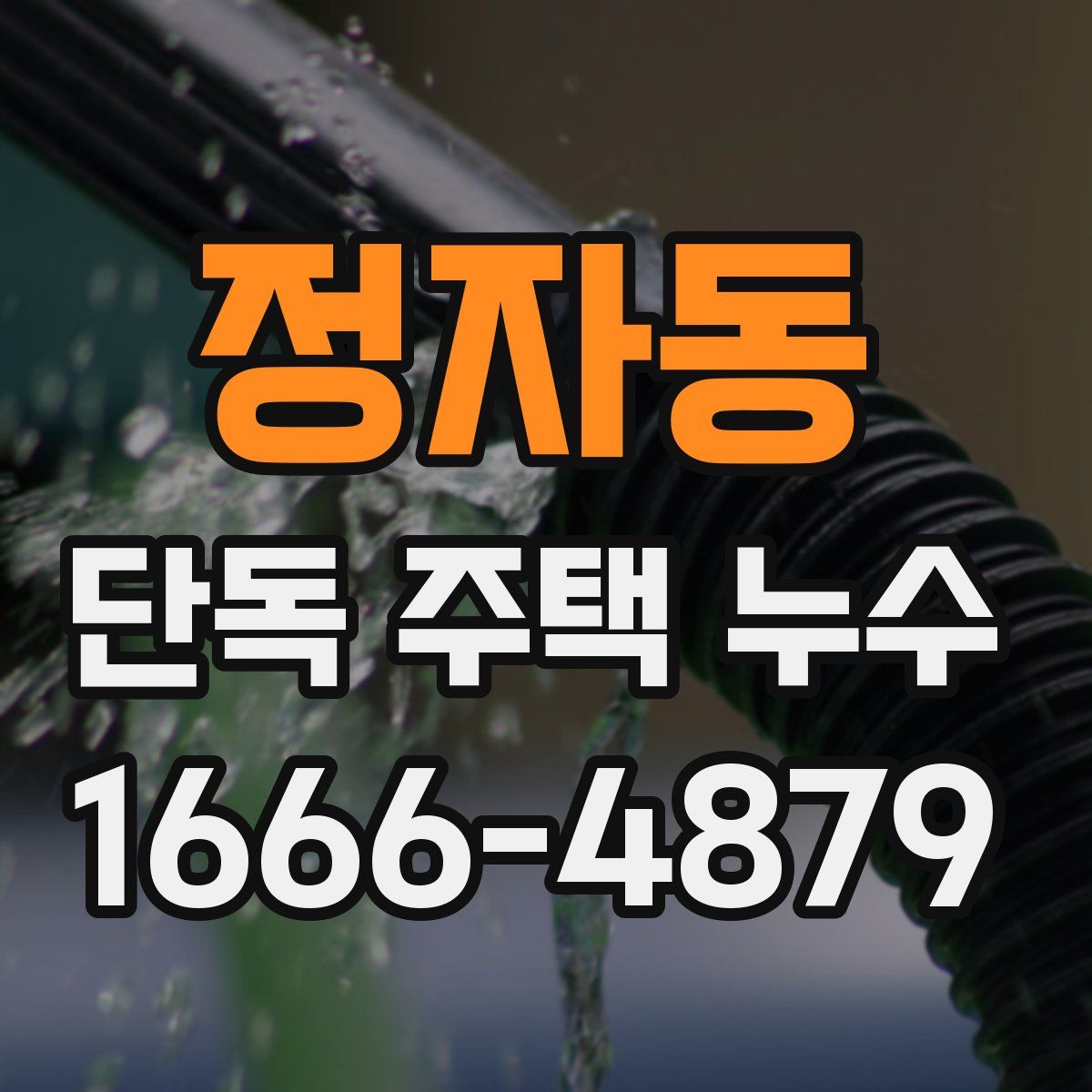정자동 단독 주택 누수