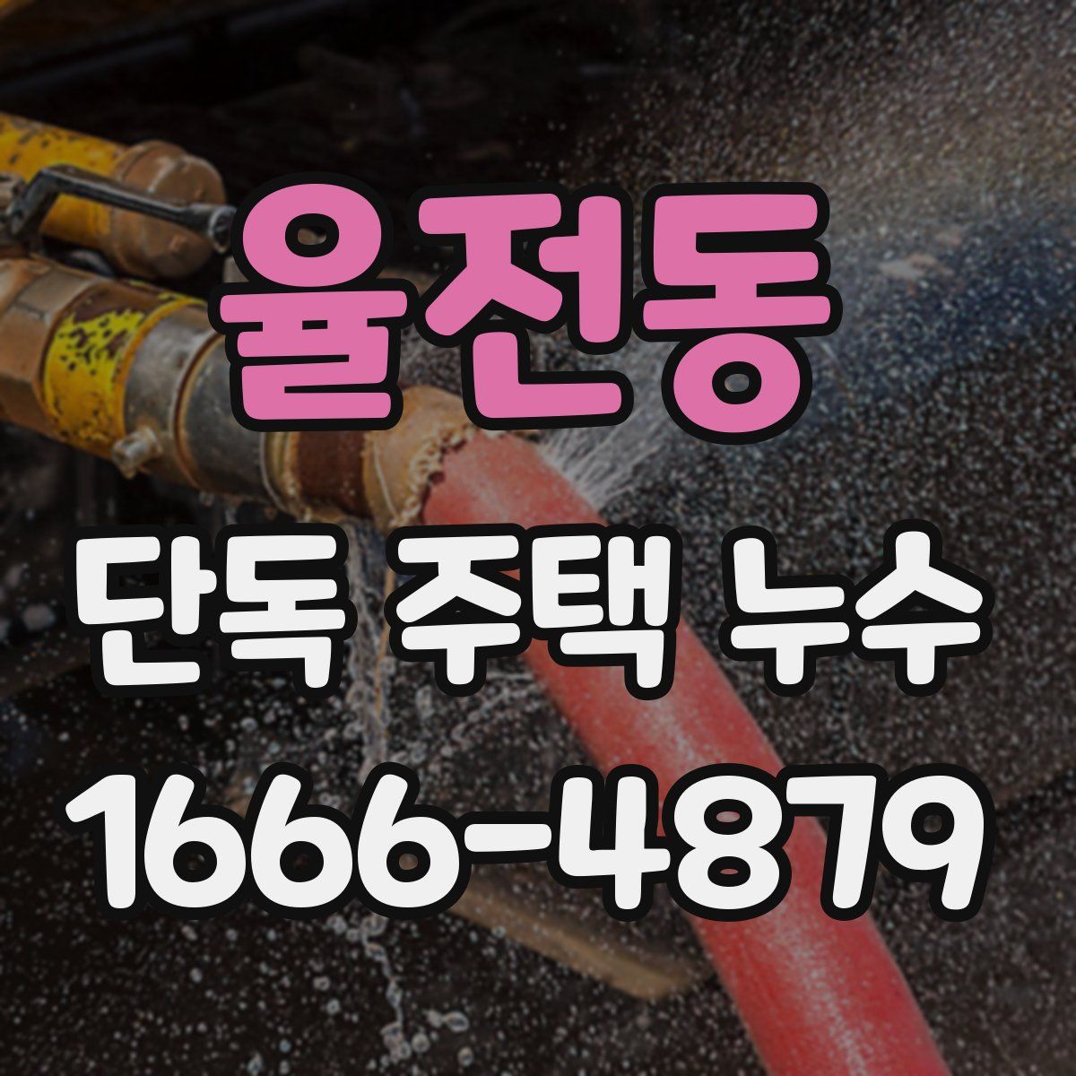 율전동 단독 주택 누수