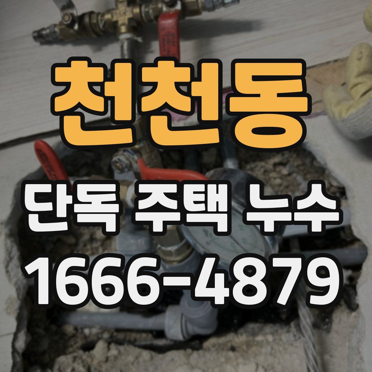 천천동 단독 주택 누수