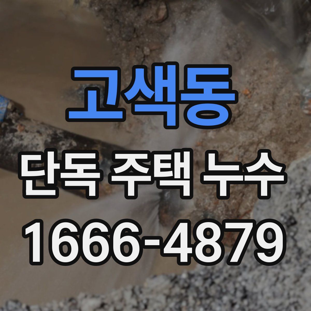 고색동 단독 주택 누수