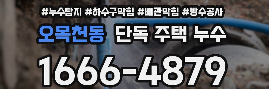 오목천동 단독 주택 누수