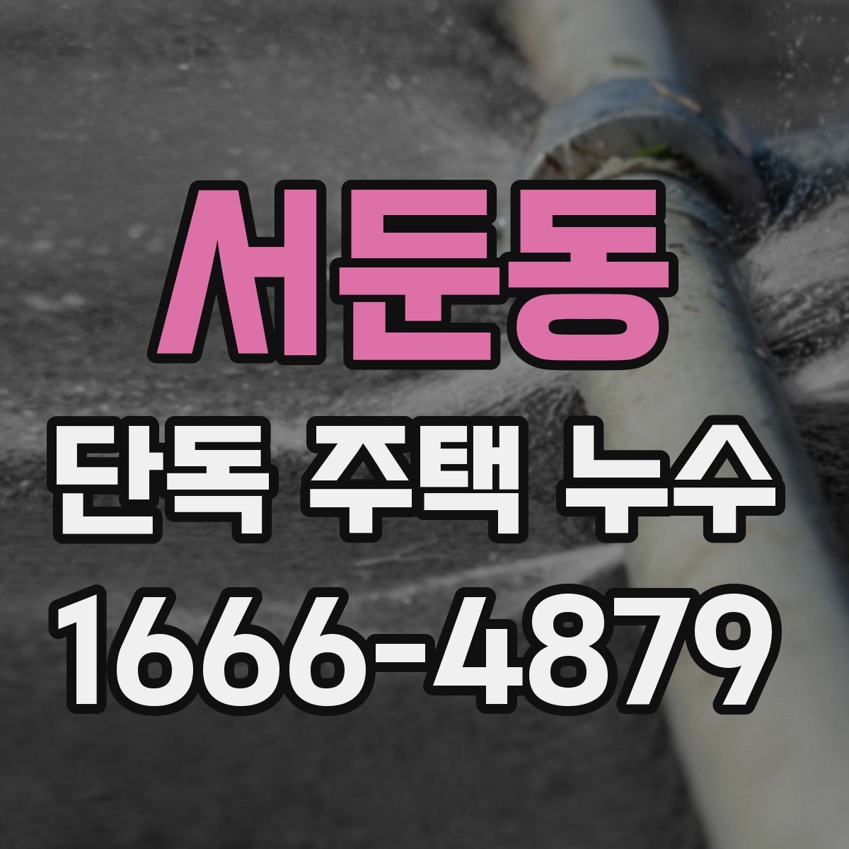 서둔동 단독 주택 누수