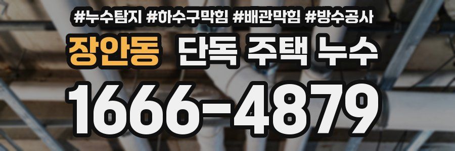 장안동 단독 주택 누수