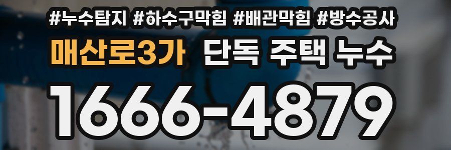 매산로3가 단독 주택 누수