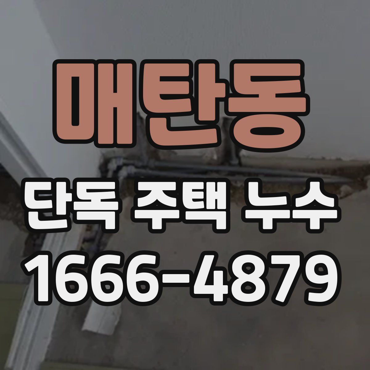 매탄동 단독 주택 누수
