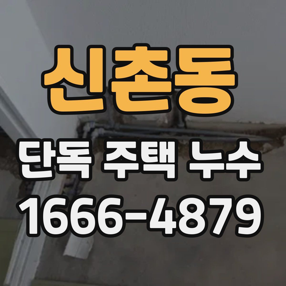 신촌동 단독 주택 누수