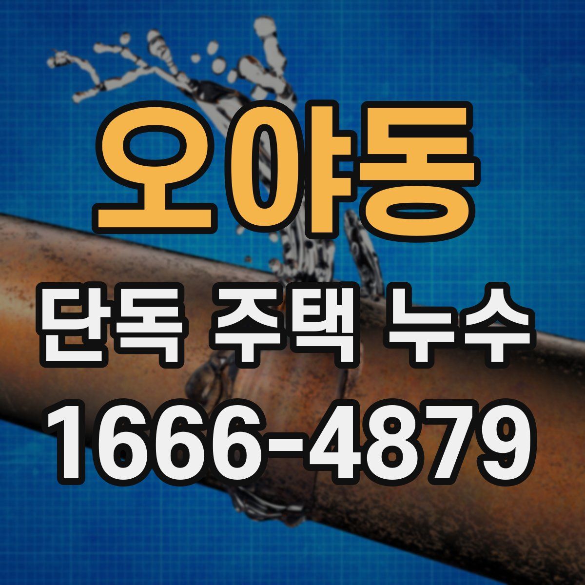 오야동 단독 주택 누수