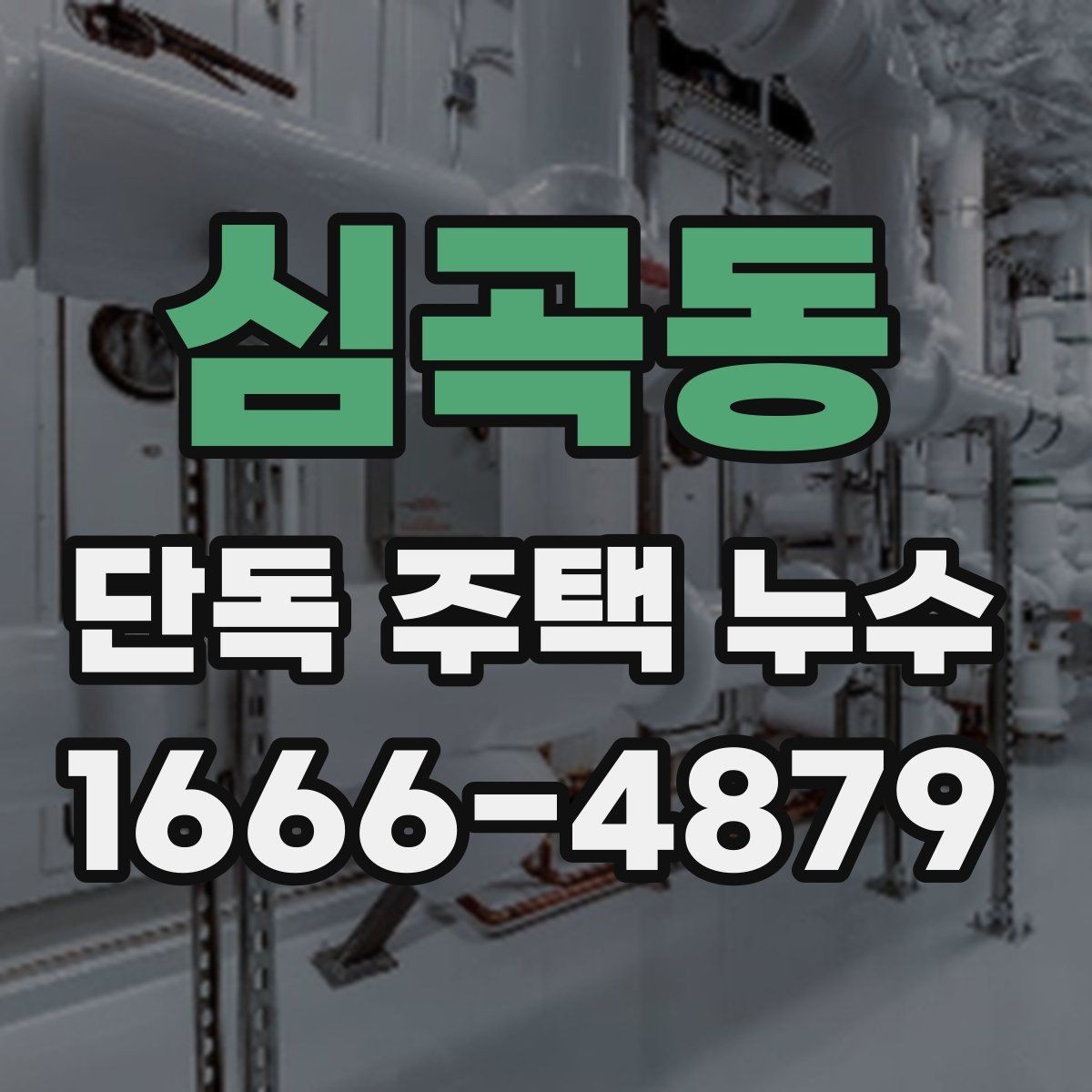 심곡동 단독 주택 누수 배관과 방수 중 어디를 먼저 볼까