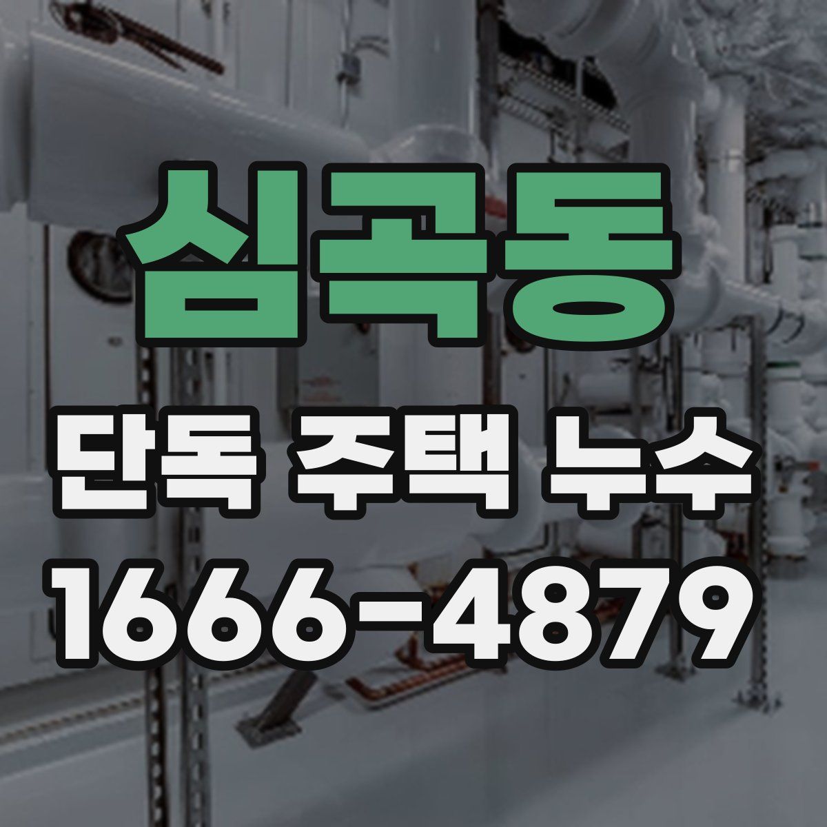 심곡동 단독 주택 누수