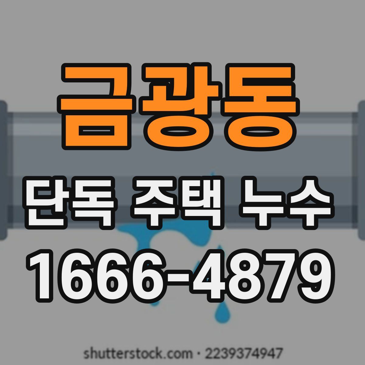 금광동 단독 주택 누수