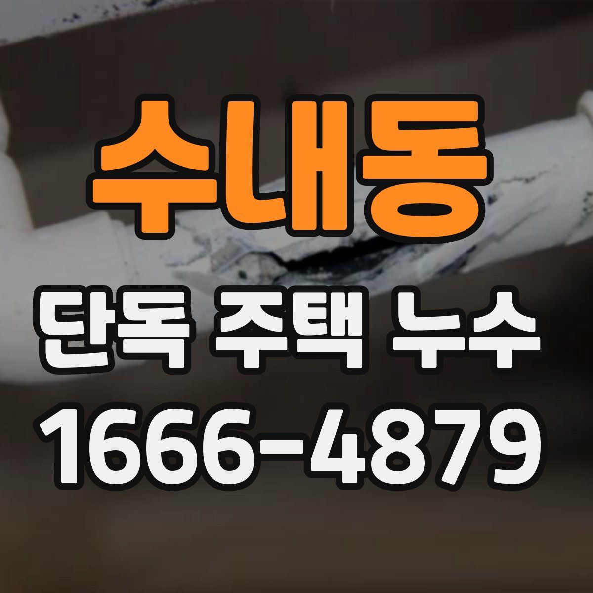 수내동 단독 주택 누수