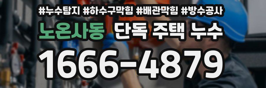 노온사동 단독 주택 누수